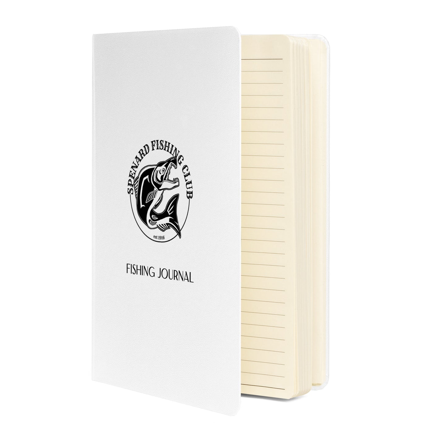 Spenard Fishing Club Hardcover bound fishing journal / notebook