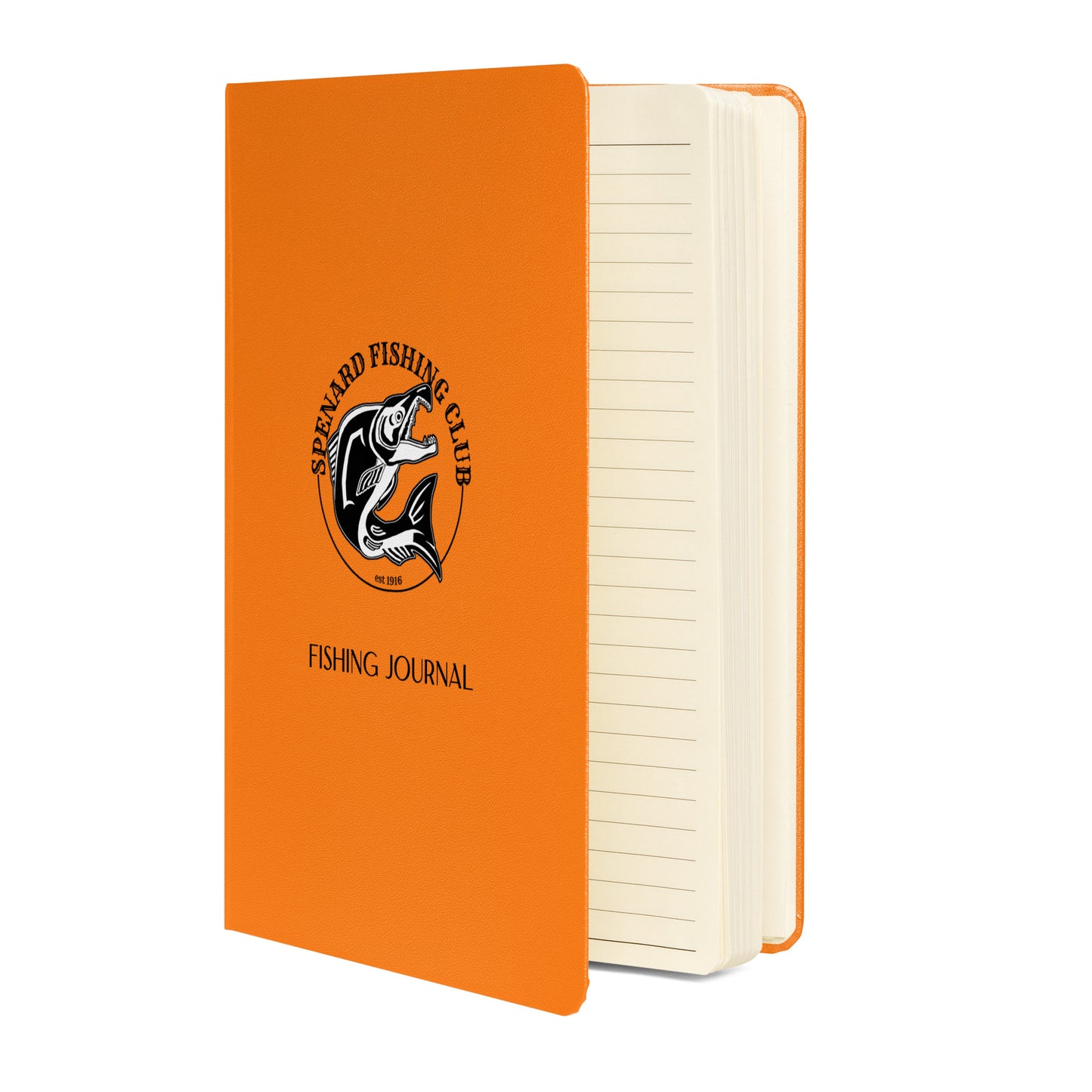 Hardcover bound notebook